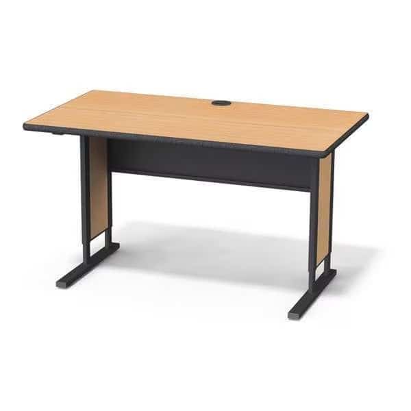 Workstation Desk In-Line Computer Station, 36"Wx30"D, 30" D X 25-1/4" to 35-1/4" H, 36" W X