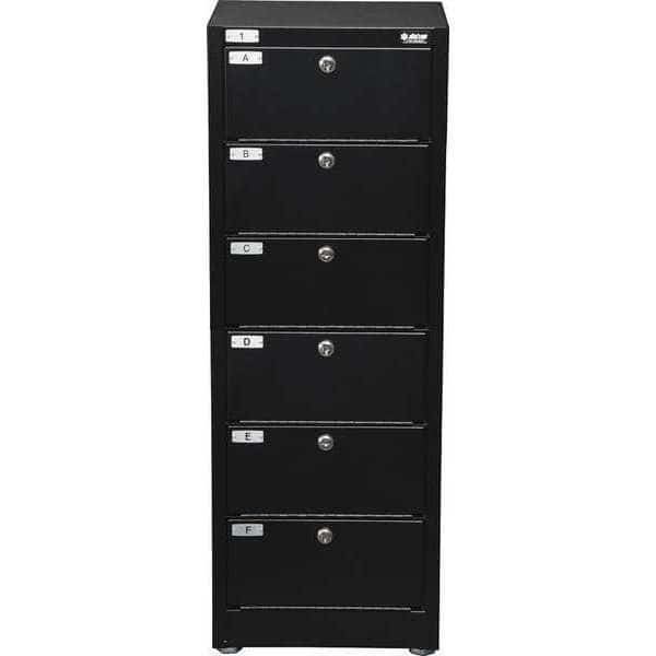 Pistol Safe, Keyed Lock, 38 lbs, Up to 12 Pistols