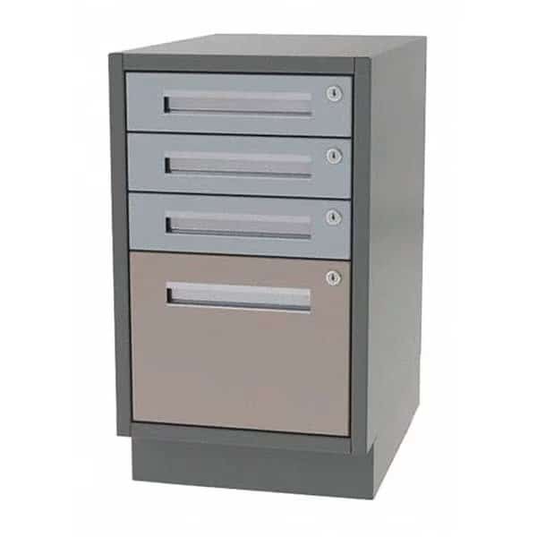 Lab Cabinet, 4 Drawer, 30"Wx28"Dx34"H