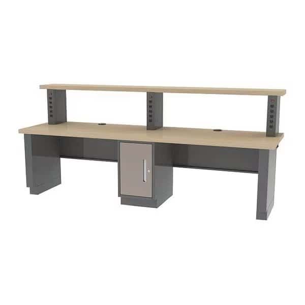 Pre Engineered Work Stations Workstation, 30" D X 47-1/2" H, 120" W X Hardwood, Maple