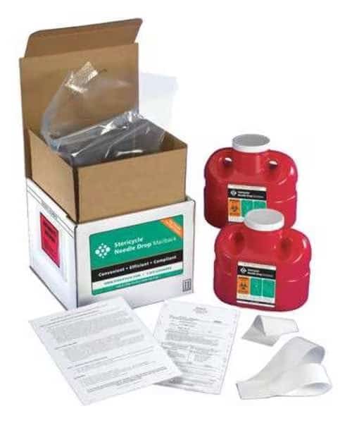 Sharps Mailback System, 1 Gal., Screw Lid