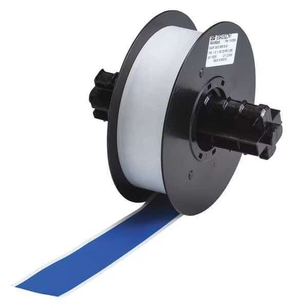 Label Tape Cartridge, Blue, 1.125 In. W