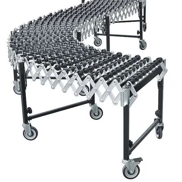 Skate Wheel Conveyor, 12 ft L, 32 11/16 in W, 200 lb/ft Max Load Capacity, EnjoyTool Select, Mfr#: 55KR73