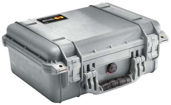 Silver Protective Case, 16.44"L x 13"W x 6.82"D