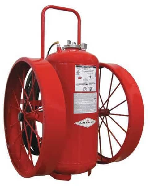 Wheeled Fire Extinguisher, 300 lb Capacity, Class ABC , UL Rating40A:320B:C , Monoammonium Phosphate