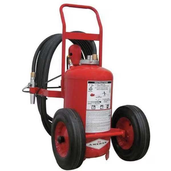Wheeled Fire Extinguisher, 125 lb Capacity, Class BC , UL Rating320B:C , Potassium Bicarbonate