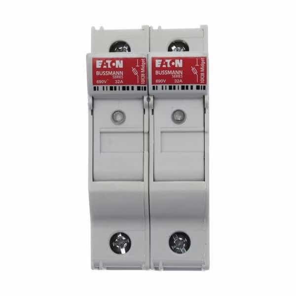 Fuse Block, Midget, 30A, 2 Pole, EATON BUSSMANN, Mfr# CHM2DIU