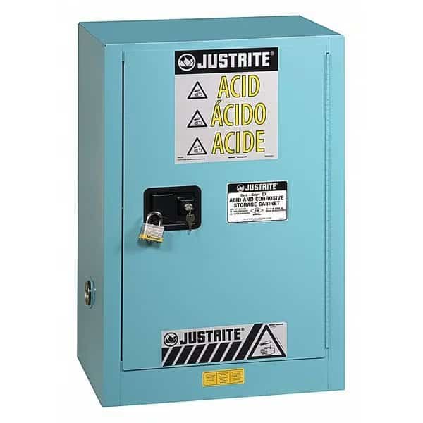Corrosive Safety Cabinet,Steel,Blue, Mfr#: 8825022, JUSTRITE