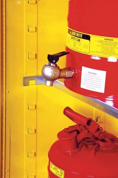 SpillSlope Dispensing Shelf, 39-3/8 In. W, JUSTRITE, Mfr# 29943