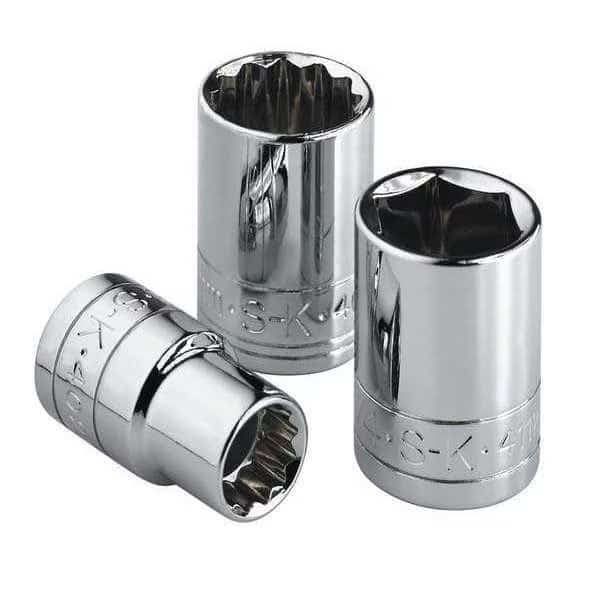 3/8 " Drive, 10mm Metric, Socket, 12 Points, Chrome, 10 mm