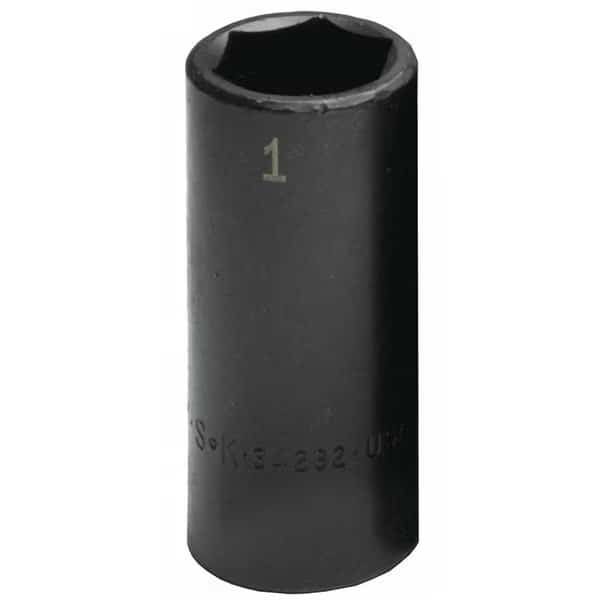 1/2" Dr, 10mm Size, Metric Impact Socket, 6 Pts, Overall Length: 3-1/4, SK PROFESSIONAL TOOLS, Mfr# 34260