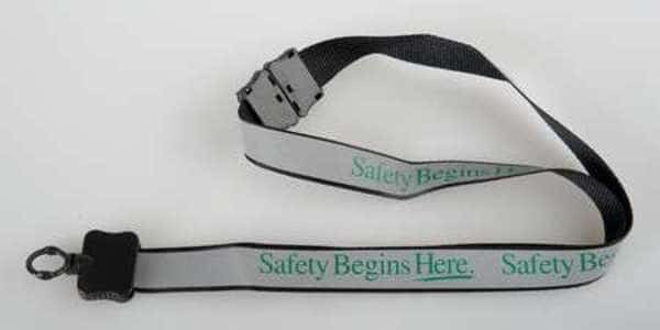 Lanyard, 16 in Gray, Green