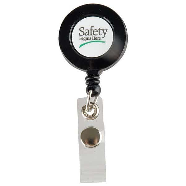 Badge Holder, Safety Begins Here, PK10