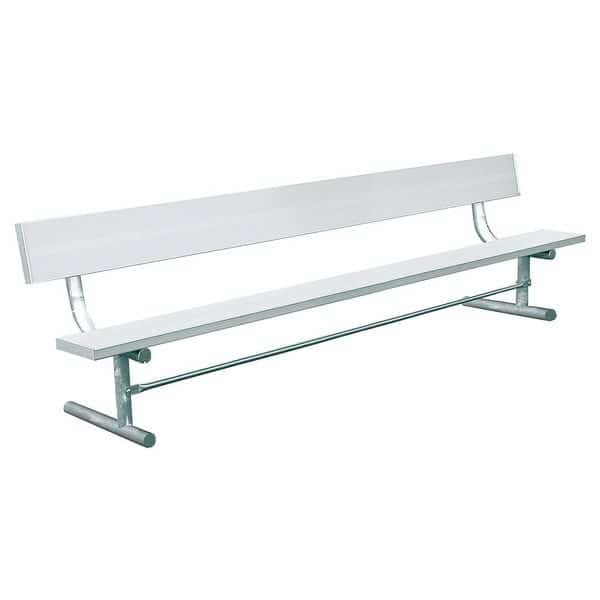 Outdoor Bench,96 in. L,Silver, Mfr#: 940P-A8, ULTRASITE