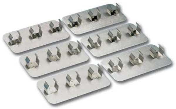 ClipPlates, Metal, forTube28-30mm, PK6
