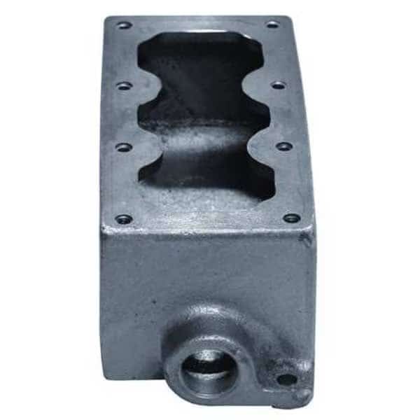 Electrical Box, Not Applicable, Mounting Box Type, 3 Gangs, Aluminum, Rectangular Shape