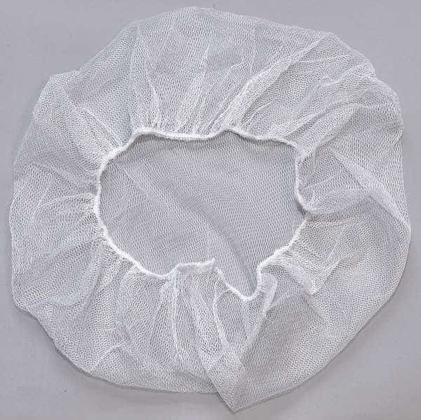 Hairnet, Nylon, 18 in Dia., White, S, 1000 PK