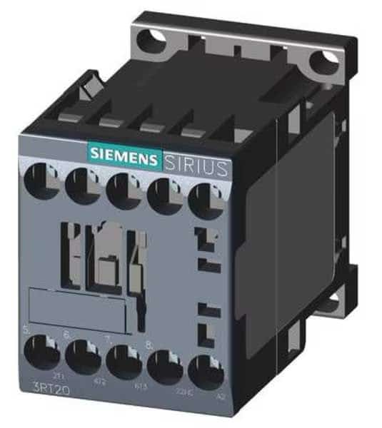 IEC Magnetic Contactor, 3 Poles, 24 V AC, 7 A, Reversing: No, SIEMENS, Mfr# 3RT20151AB02