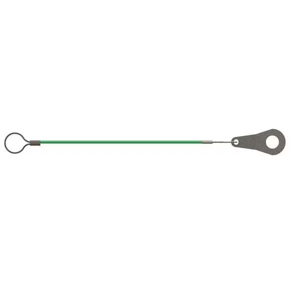 Tool Lanyard, 12 In. L, Stainless Steel