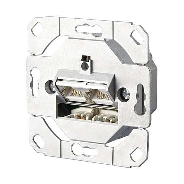 Wall Outlet, Metallike, 2.752" H, 2.752" W