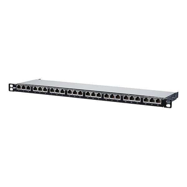 Patch Panel, Black, 0.88" H, 18.99" W