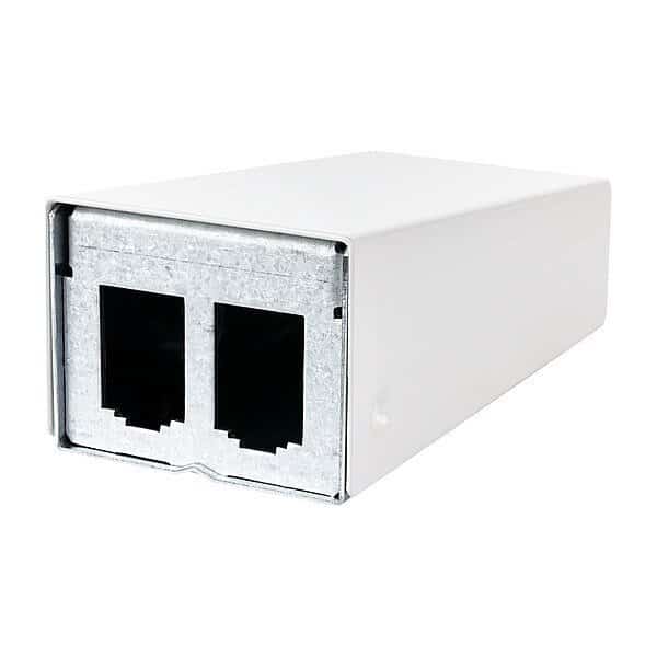 RJ45 Housing, White, 1.718" H, 2.047" W