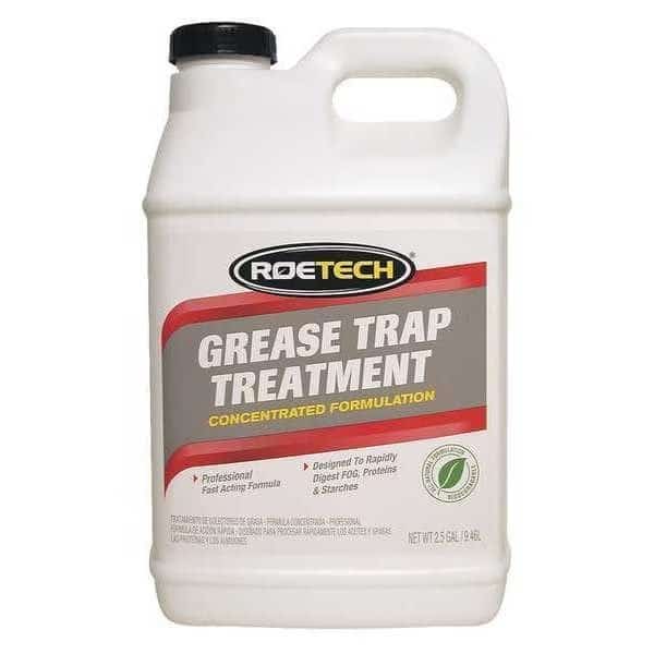 Grease Trap Treatment, 2.5 Gal Jug, Liquid, Light Tan