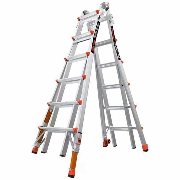 Ladder, Aluminum, 6 to 11 ft H, 300 lb Cap, Little Giant Ladders, Mfr#: 13126-801