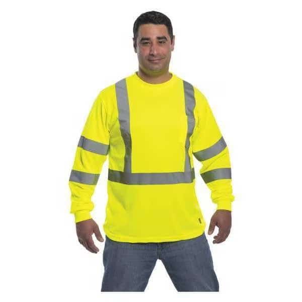 Class 3 L/S Birds Eye Pique T, 3XL