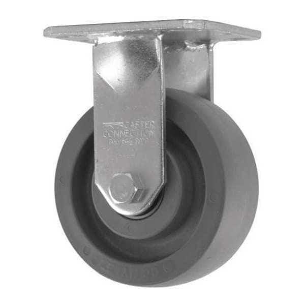 Swivel Plate Caster, CC Nylex, Gray, 5"