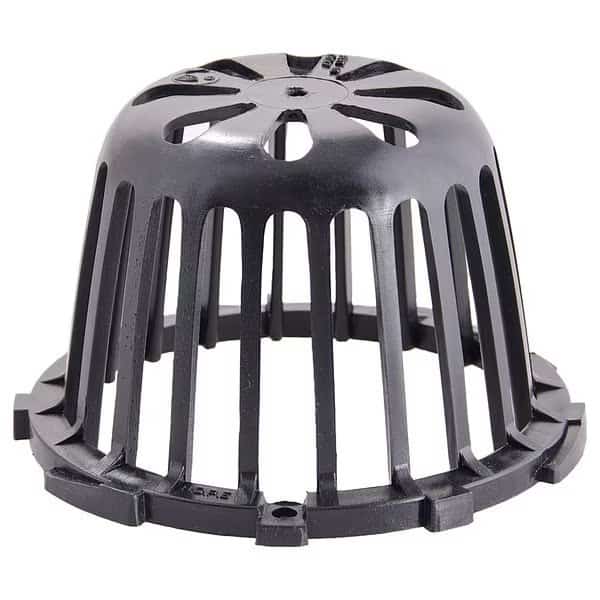 Roof Drains Dome Strainer, Polyethylene, 6 11/16 in
