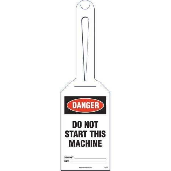 Do not Start Loop Safety Tag, PK10