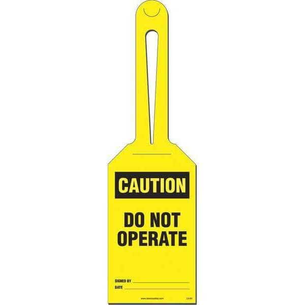 Caution: Do not Operate Loop Tag, PK10