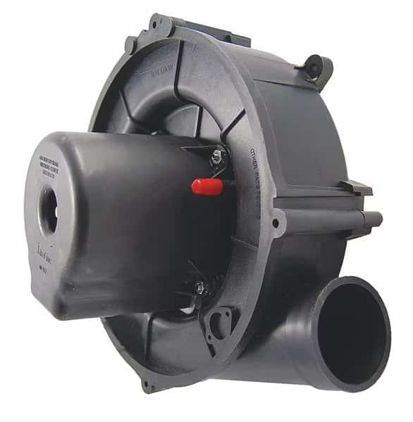 Draft Inducer, 115V, Metal, 9 7/8 in H., Packard, Mfr#: 66338