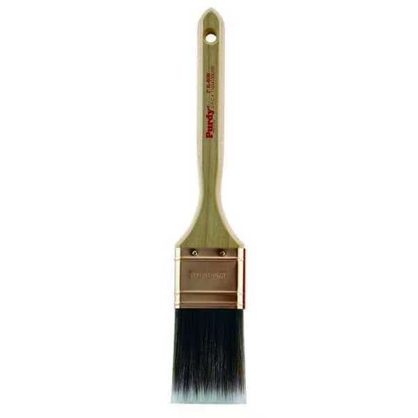 2" Flat Sash Paint Brush, Nylon/Polyester Bristle, Hardwood Handle, Purdy, Mfr#: 144064320