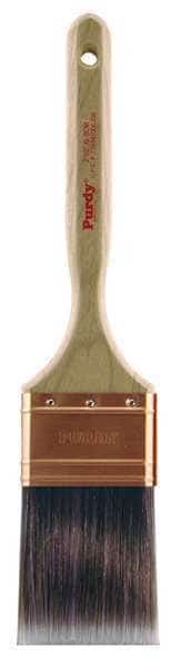 2-1/2" Flat Sash Firm, Nylon/Polyester Bristle, Paint Brush, Hardwood Handle