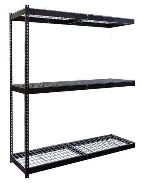 Boltless Shelving Add-On, 72x18, 3 Shelf