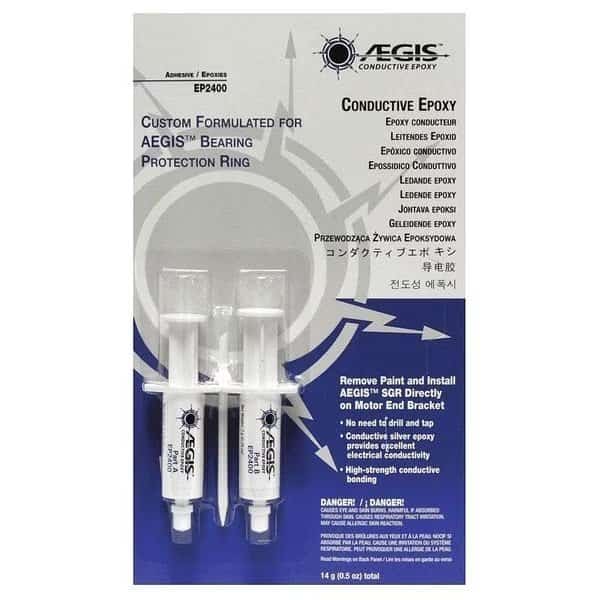 Epoxy Adhesive,Syringe,1:1 Mix Ratio, Mfr#: KIT EP2400, AEGIS