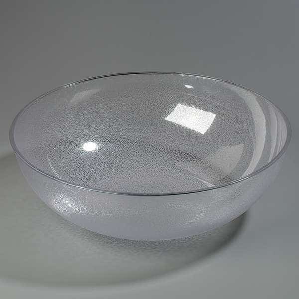 Pebbled Bowl, 33 qt., Clear PK4