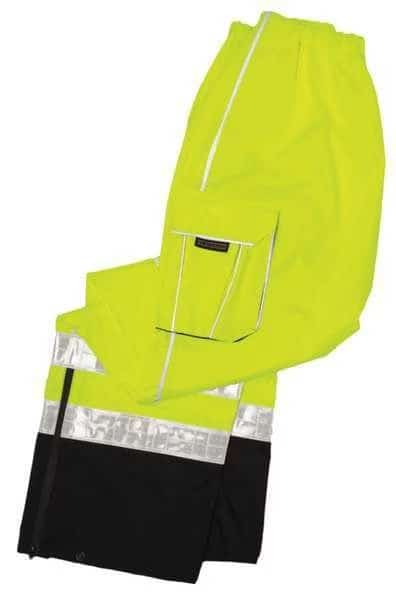 Rain Pants,Class E,Yellow/Green,2XL/3XL, Mfr#: RWP106-2X-3X, KISHIGO