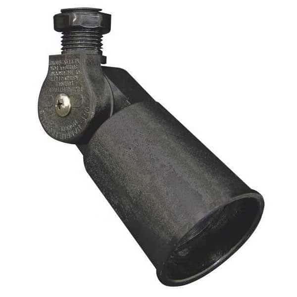 Lampholder, Threaded, Black, PAR38, 150W