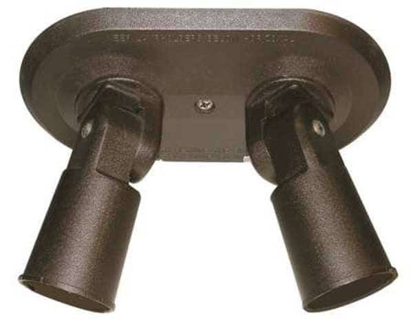 Lamp Holder, Double, Brnz, PAR38, -2150W