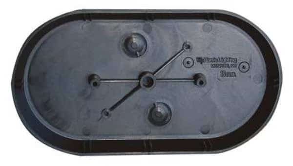 Surface Mnt Wiring Box, Black, 9 InL, W F Harris Lighting, Mfr#: 2-BK