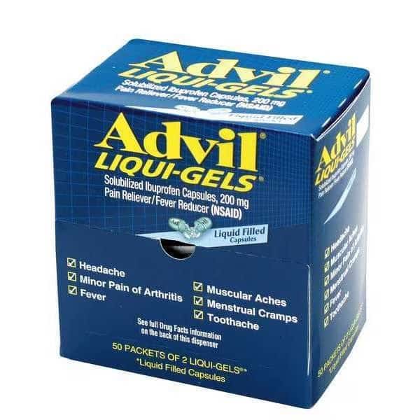 Pain Reliever, Gel Tablet, 200mg, PK100