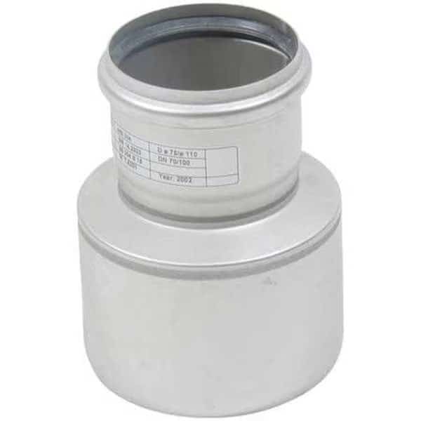 4" x 3" Push Fit 316 SS Concentric Increaser