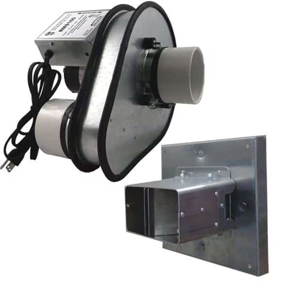 Radon Fan,3In Duct Dia,Galv Steel,120 V, Mfr#: RMS160, TJERNLUND