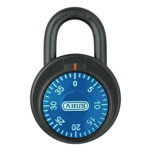 Combination Padlock, Front, Blue, ABUS, Mfr# 78/50 KC Blue