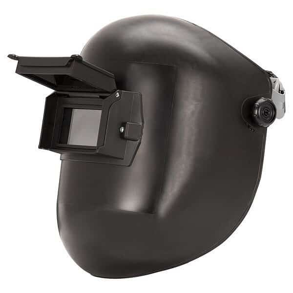 Welding Helmet, Nylon, Green Lens