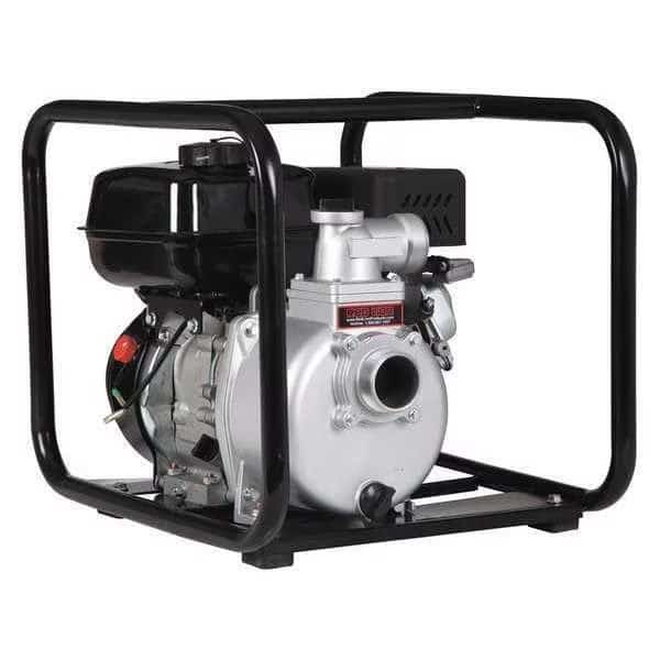 Engine Drive, 6 HP, Aluminum, Semi-Trash