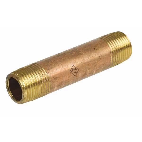1/2" MNPT x 3 ft. TBE Brass Pipe Nipple Sch 40